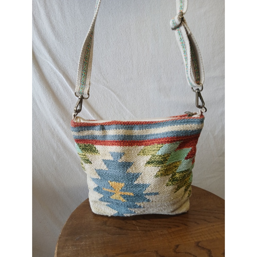 Panache Aztec Southwestern purse boho tote canvas Whimsy cowgirl country